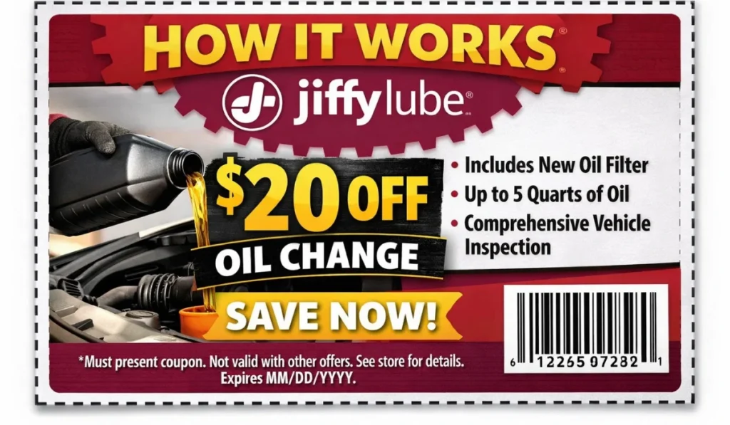 Jiffy Lube Oil Change Coupon